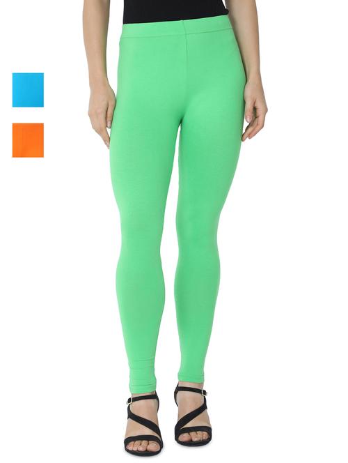 set of 3 solid leggings - 18222598 - Very Small Image - 1