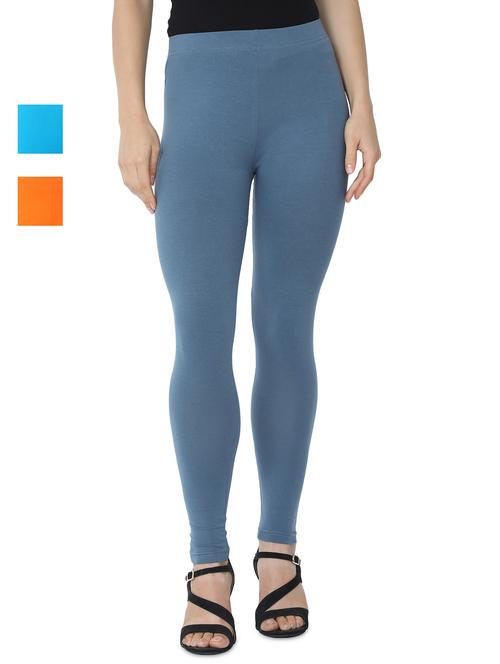 set of 3 solid leggings - 18222600 - Very Small Image - 1