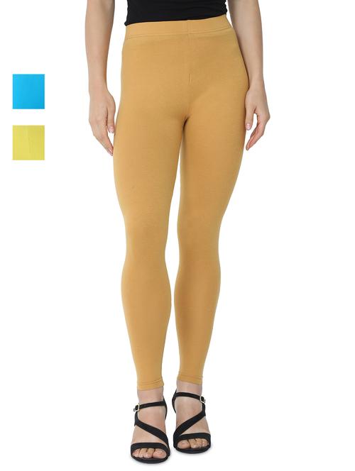 set of 3 solid leggings - 18222609 - Very Small Image - 1