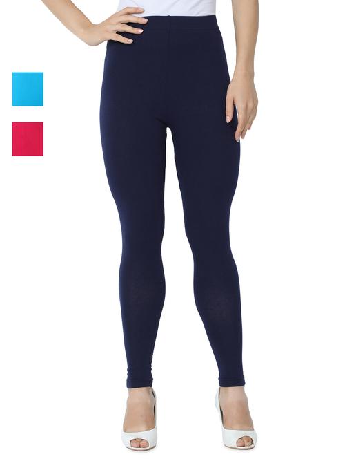 set of 3 solid leggings - 18222620 - Very Small Image - 1