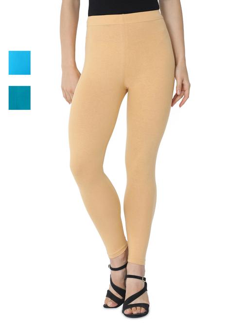 set of 3 solid leggings - 18222639 - Very Small Image - 1