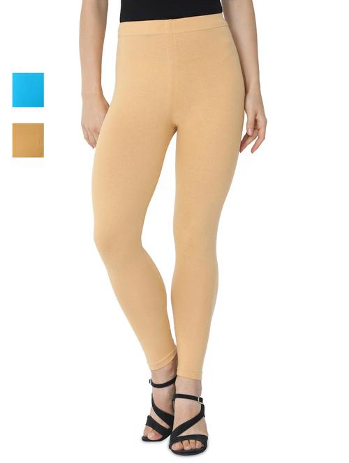 set of 3 solid leggings - 18222651 - Very Small Image - 1