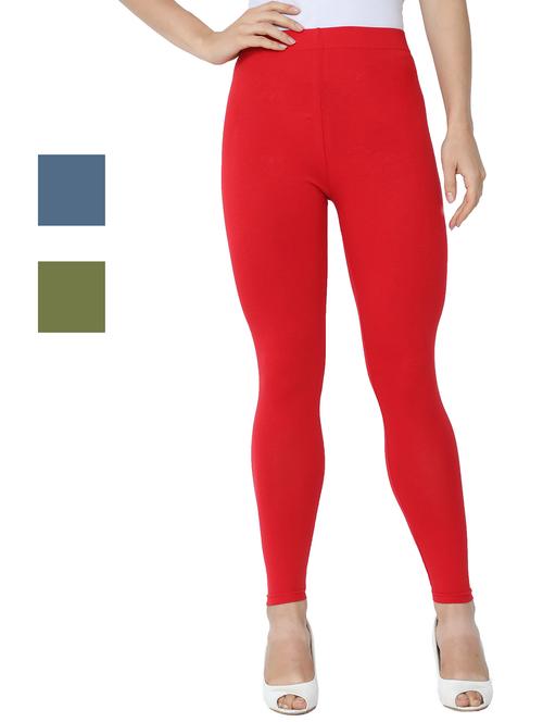 set of 3 solid legging - 18222755 - Very Small Image - 1