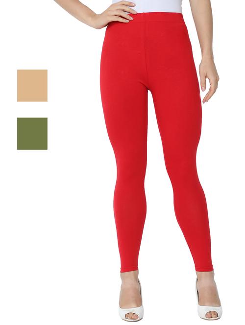 set of 3 solid legging - 18222758 - Very Small Image - 1