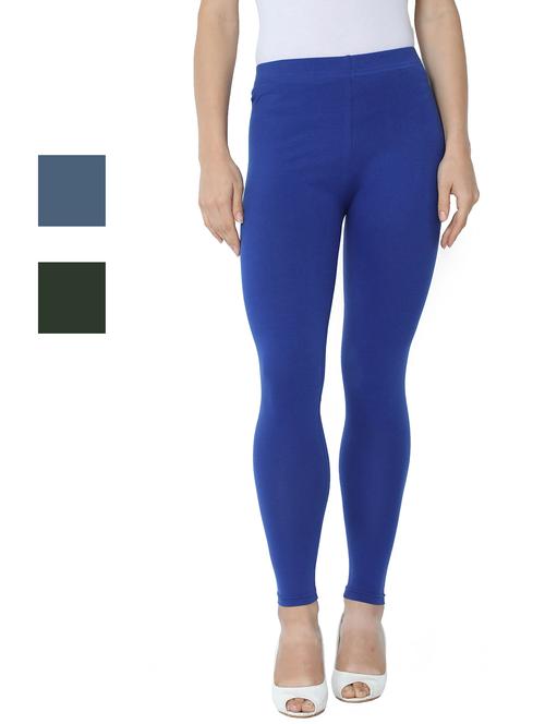 set of 3 solid leggings - 18222877 - Very Small Image - 1