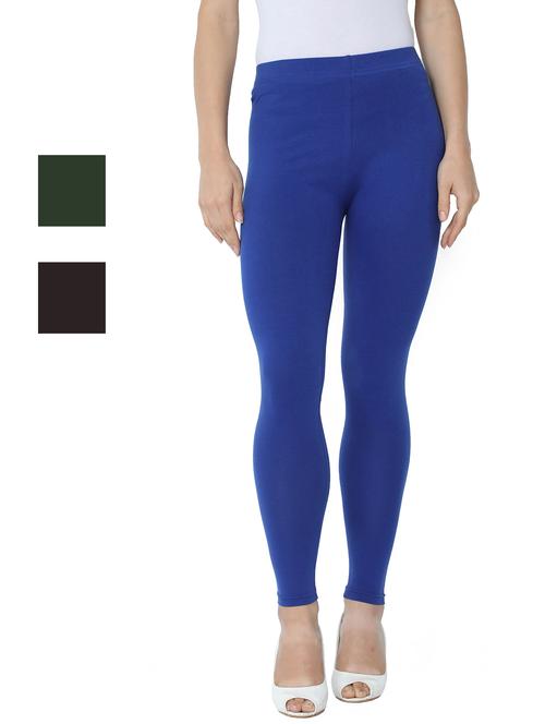 set of 3 solid leggings - 18222879 - Very Small Image - 1