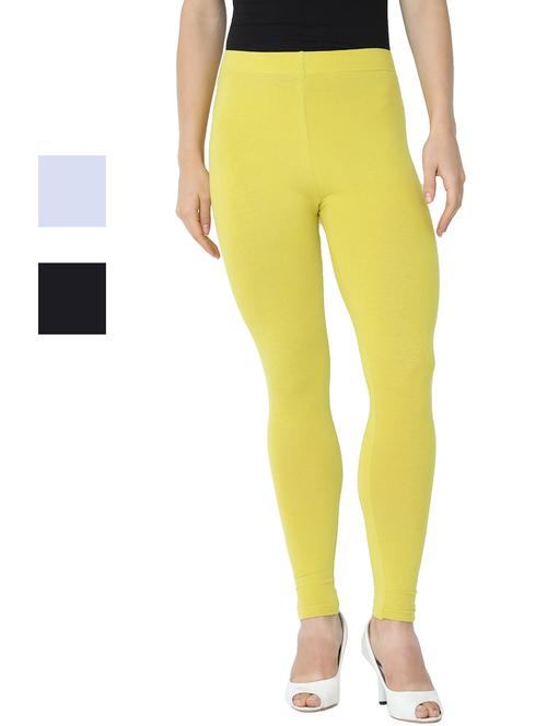 set of 3 solid leggings - 18222906 - Very Small Image - 1