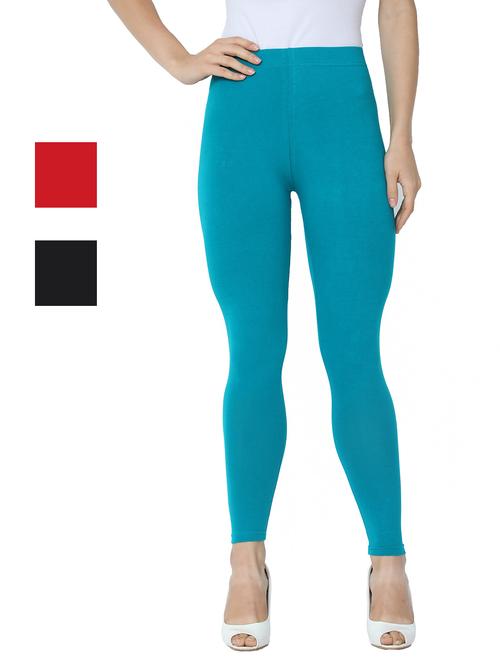 set of 3 solid leggings - 18222928 - Very Small Image - 1