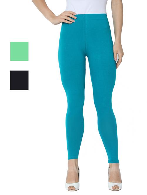 set of 3 solid leggings - 18222933 - Very Small Image - 1
