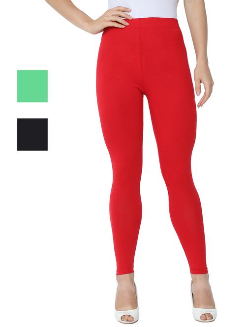 set of 3 solid leggings - 18222943 - Very Small Image - 1