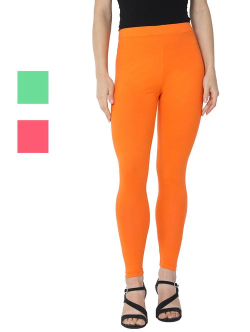 set of 3 solid leggings - 18222980 - Very Small Image - 1