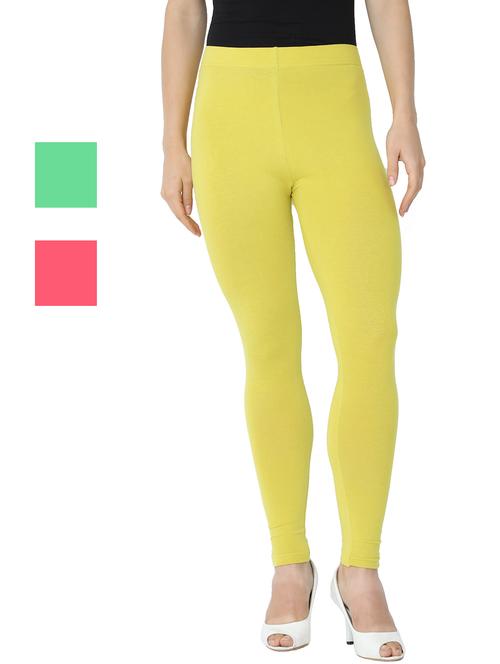 set of 3 solid leggings - 18222993 - Very Small Image - 1