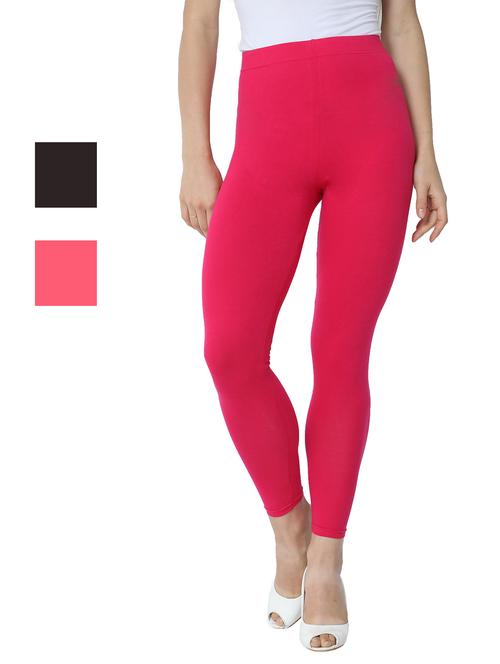 set of 3 solid leggings - 18223009 - Very Small Image - 1
