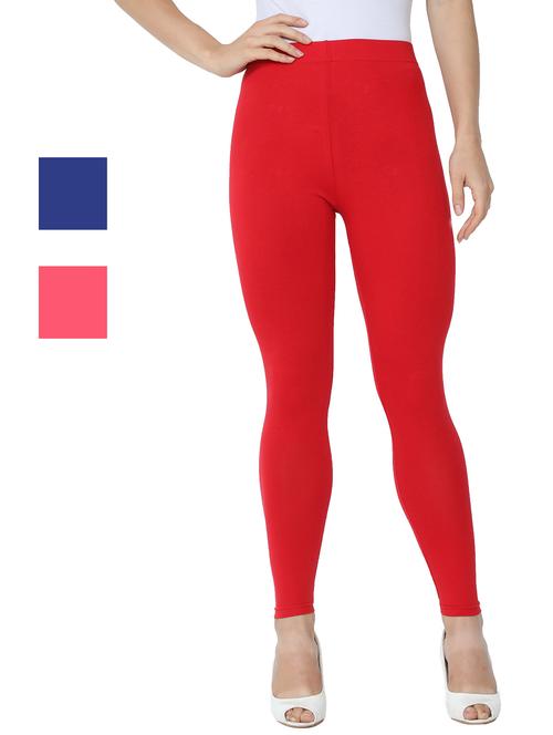 set of 3 solid leggings - 18223025 - Very Small Image - 1
