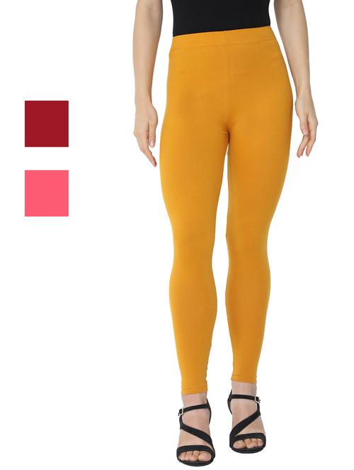 set of 3 solid legging - 18223046 - Very Small Image - 1