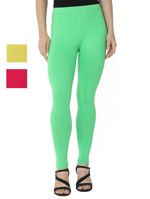 set of 3 solid legging - 18223130 - Very Small Image - 1