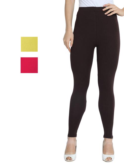 set of 3 solid legging - 18223134 - Very Small Image - 1