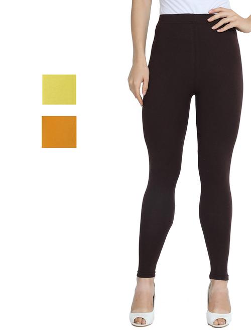 set of 3 solid legging - 18223172 - Very Small Image - 1