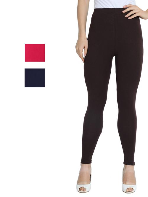 set of 3 solid legging - 18223216 - Very Small Image - 1