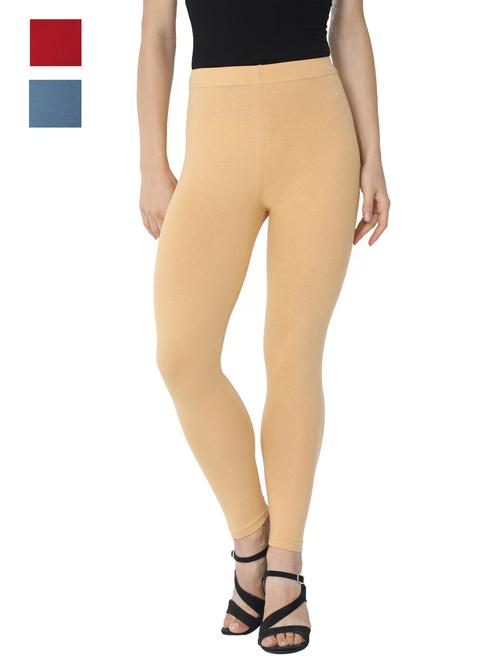 set of 3 solid legging - 18223397 - Very Small Image - 1