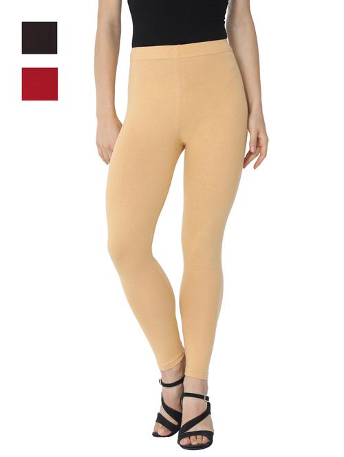 set of 3 solid legging - 18223399 - Very Small Image - 1
