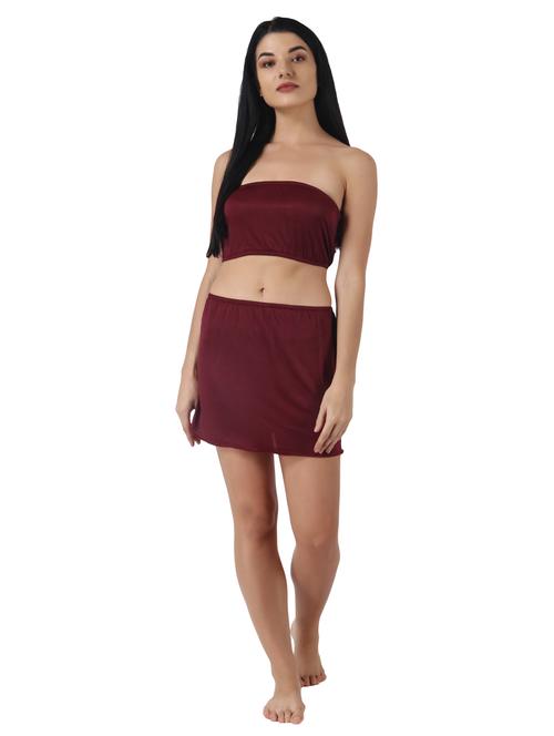 red solid babydoll - 18223424 - Very Small Image - 1