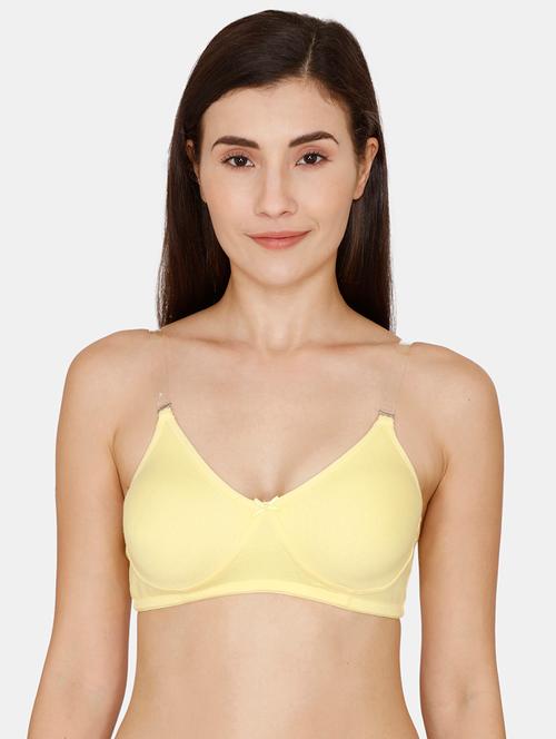 yellow solid t-shirt bra - 18223727 - Very Small Image - 1