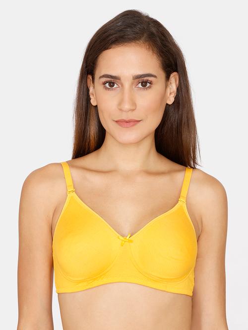 yellow solid t-shirt bra - 18223744 - Very Small Image - 1