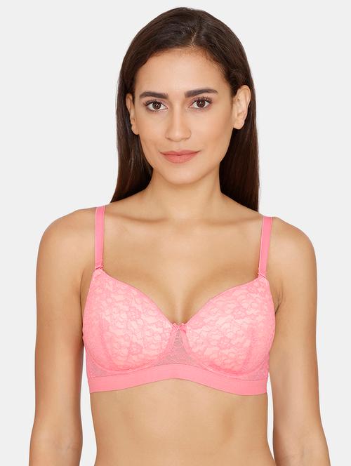 pink printed t-shirt bra - 18223771 - Very Small Image - 1