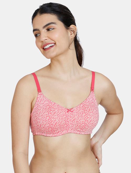 red printed t-shirt bra - 18223775 - Very Small Image - 1