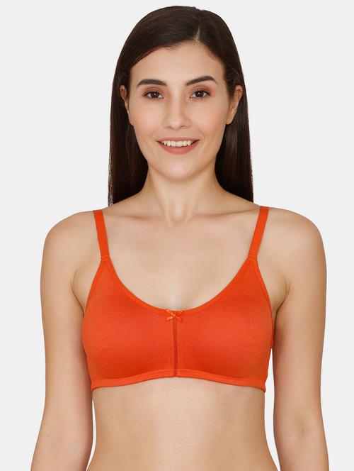 red solid regular bra - 18223827 - Very Small Image - 1