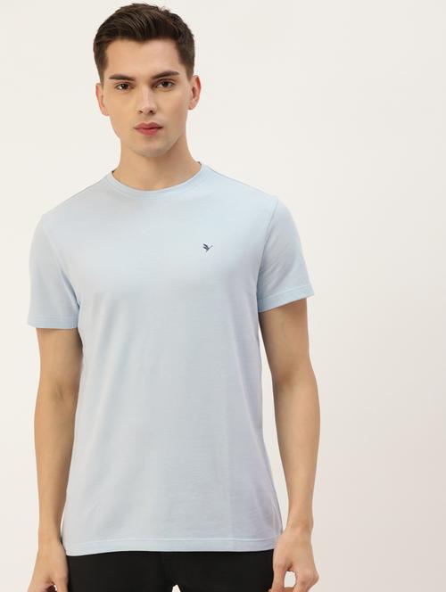 light blue solid t-shirt - 18223855 - Very Small Image - 1