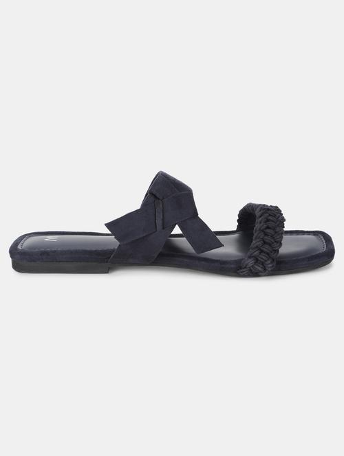 navy suede ethnic sandals - 18223939 - Very Small Image - 1