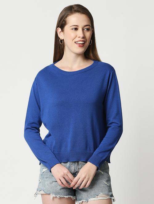 long sleeved solid top - 18224344 - Very Small Image - 1