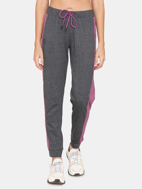 drawstring waist solid track pant - 18224473 - Very Small Image - 1