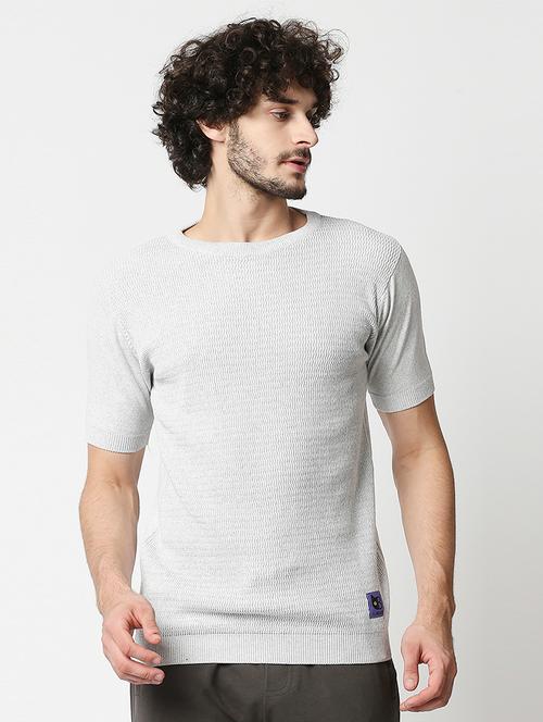 grey solid t-shirt - 18224540 - Very Small Image - 1
