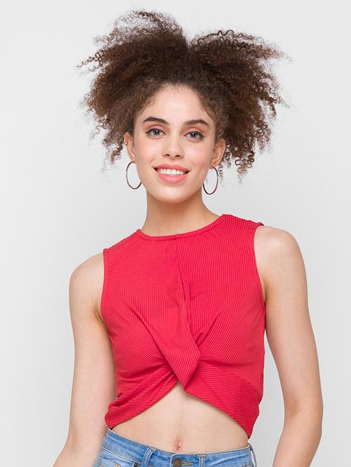 women's wrap round neck top - 18224593 - Very Small Image - 1