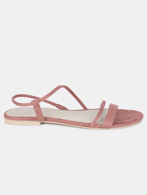 red suede ethnic sandals - 18224828 - Very Small Image - 1