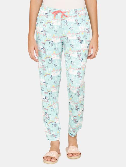 drawstring waist printed pajama - 18226108 - Very Small Image - 1