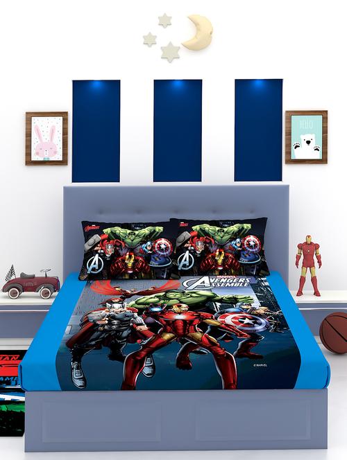 multi colored cotton bedsheet - 18226263 - Very Small Image - 1