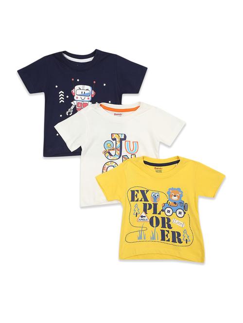 set of 3 printed t-shirt - 18226537 - Very Small Image - 1
