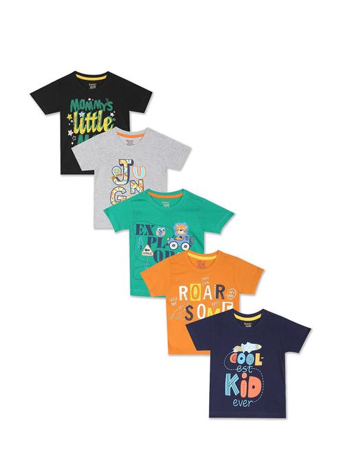 set of 5 printed t-shirt - 18226547 - Very Small Image - 1