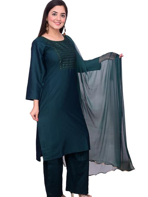 rayon dupatta set - 18226844 - Very Small Image - 1