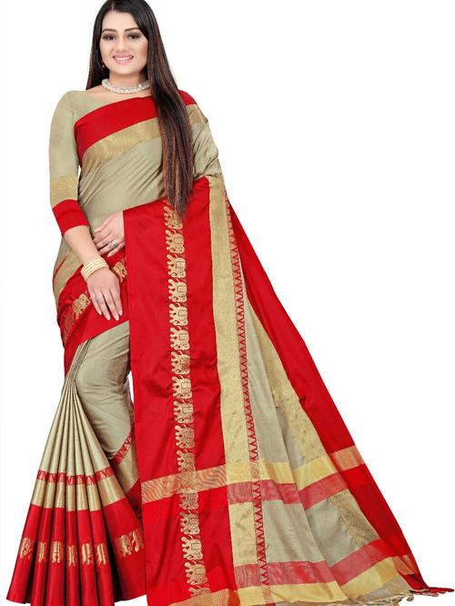 umanta women's pure silk fancy sarees with blouse piece - 18227082 - Very Small Image - 1