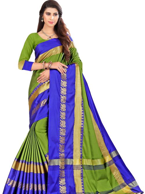 umanta women's pure silk fancy sarees with blouse piece - 18227086 - Very Small Image - 1