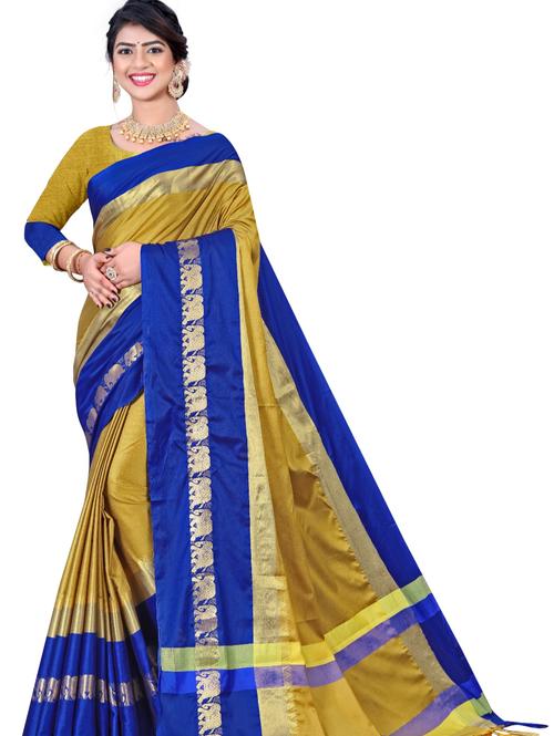 umanta women's pure silk fancy sarees with blouse piece - 18227089 - Very Small Image - 1