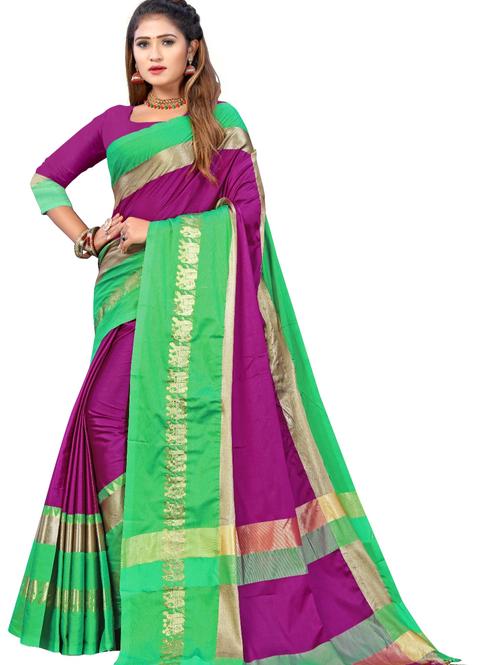 umanta women's pure silk fancy sarees with blouse piece - 18227142 - Very Small Image - 1