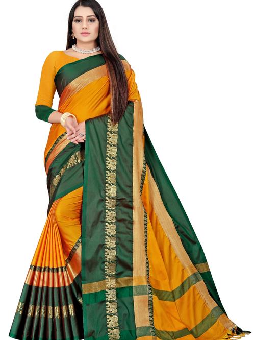 umanta women's pure silk fancy sarees with blouse piece - 18227147 - Very Small Image - 1