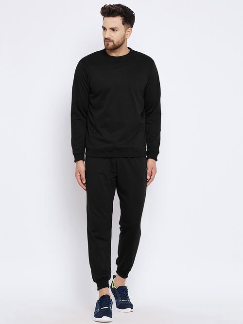 black solid track suit - 18227674 - Very Small Image - 1