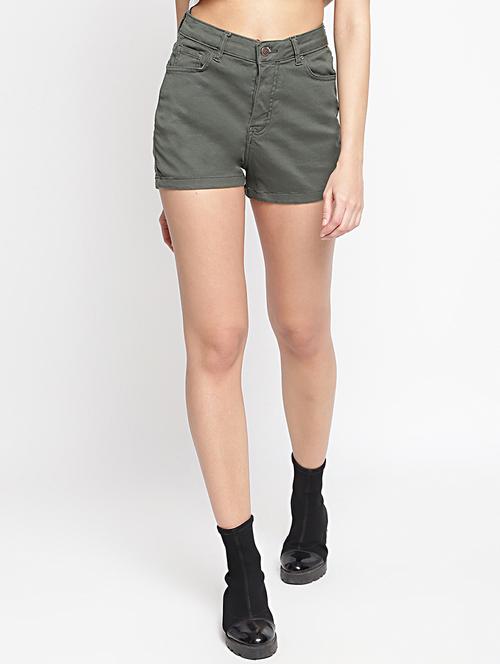 green solid regular short - 18229091 - Very Small Image - 1